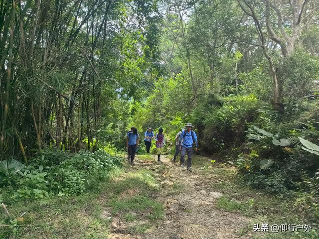 揭西猴面石徒步登山
