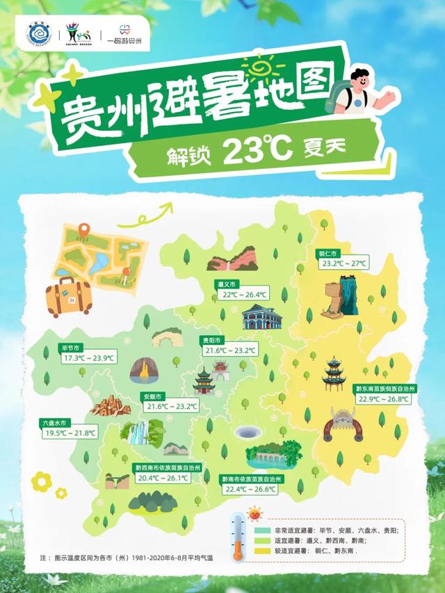 哪儿凉快上哪待着去？贵州天气爽爽爽，来解锁23℃的夏天！