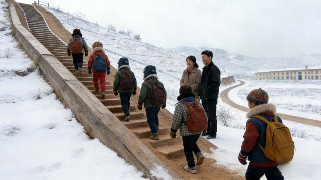 雪路求学，暖阶相伴