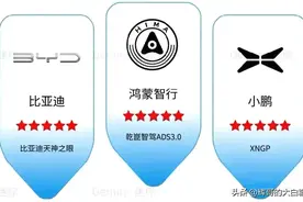 按照公认的标准，智驾第一梯队5个品牌，其中一个最出乎意料图片