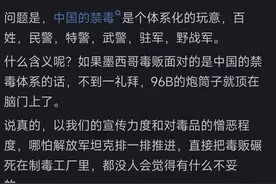 如果以中国缉毒警的力量，能剿灭墨西哥毒枭？网友分享一针见血图片