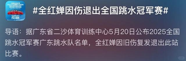 全红婵更新动态，17张照片不提伤病，不谈比赛，董倩的话得到印证