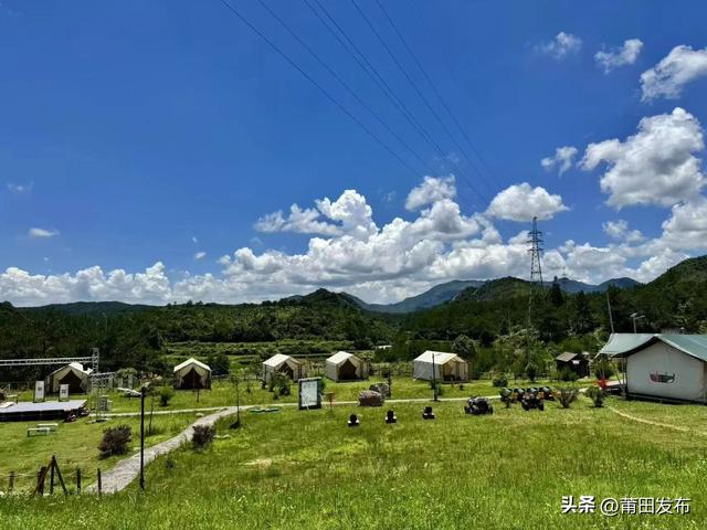 莆田仙游石人头营地， 从日落浪漫到篝火狂欢