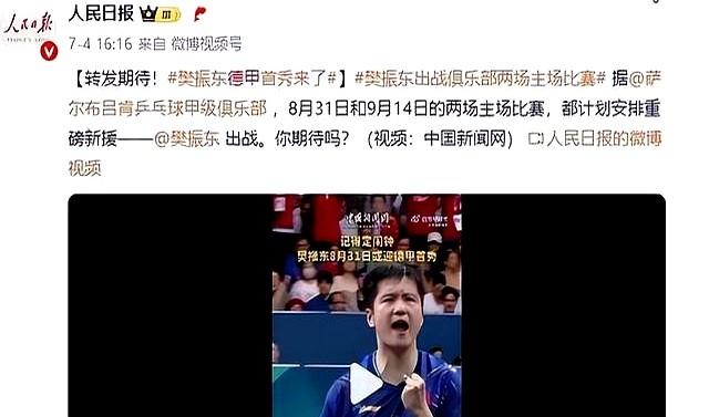 妄图“毁掉”樊振东？结果偷鸡不成蚀把米，自己被扒的一干二净