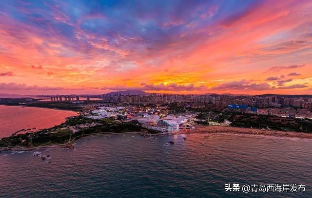 西海岸，绝美火烧云！