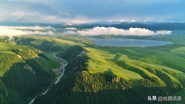 图集丨山丹湿地：生态画卷展绿意 飞鸟清波映蓝天