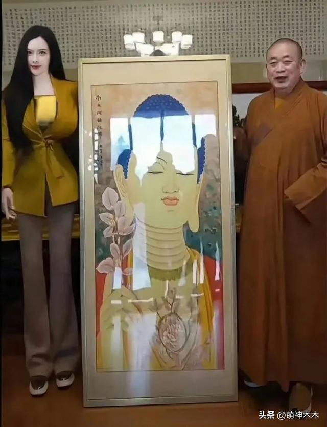 范曾晚节不保？亲题牌匾下堆满烂鞋，还曾给释永信美女弟子题字