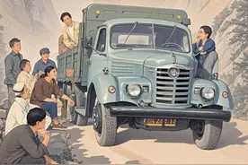 当年的解放牌大卡车图片
