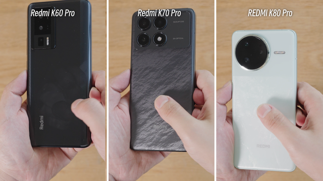 红米K系列Pro版三代同堂，K80 Pro用户似乎可以养老了？