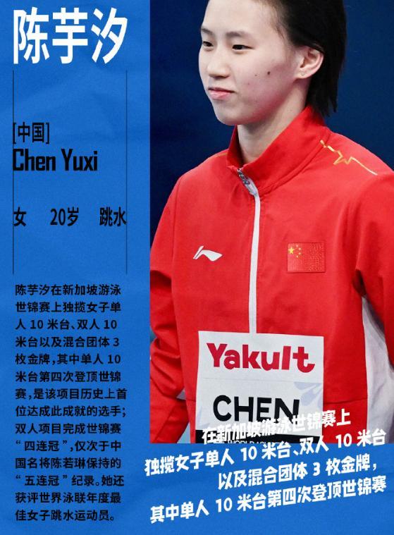 2025全球十佳运动员出炉：樊振东落榜，陈芋汐排第4，第1没争议