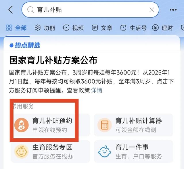 育儿补贴：国民级别软件可提前预约，半年内截止申领一起来看看！