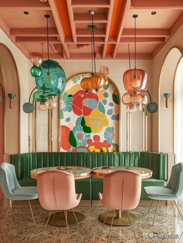 此间春日梦幻餐厅有着来自春天的明媚，春意盎然令人心花怒放！