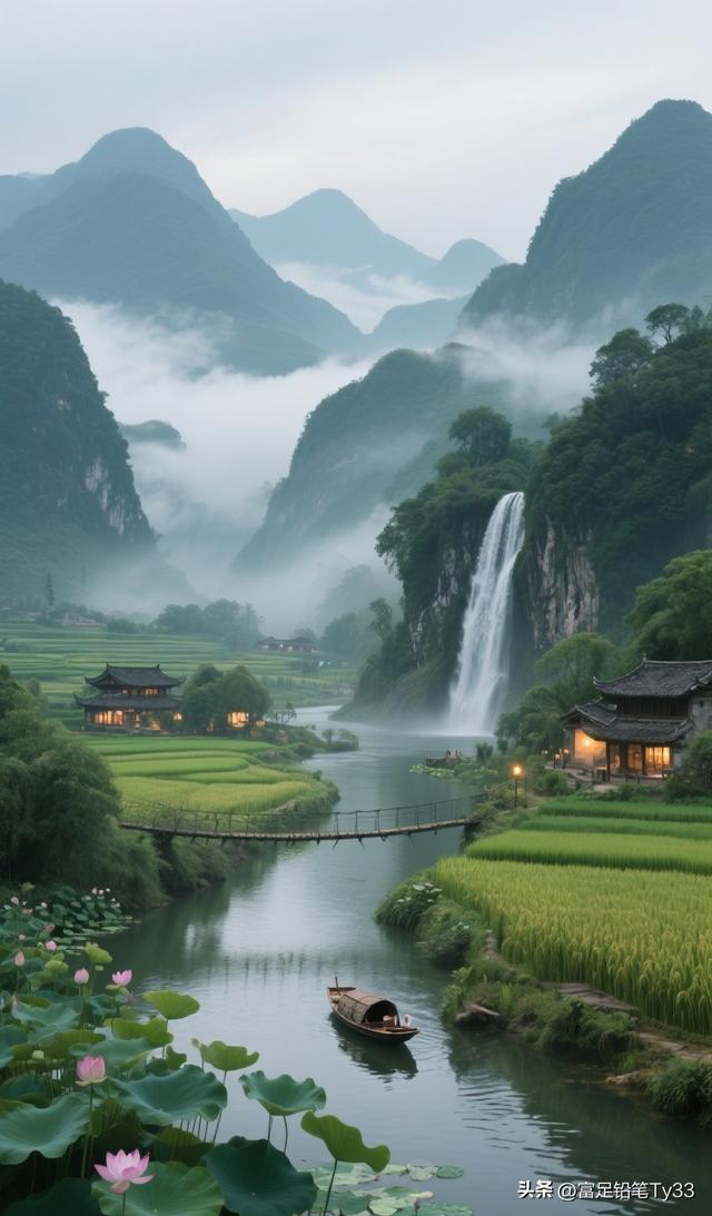 探寻桃源江南：于山水画卷间，梦回悠悠古时！