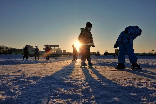 秋色渐退，要玩雪了！长春北湖湿地公园雪后景色如何这样动人心？