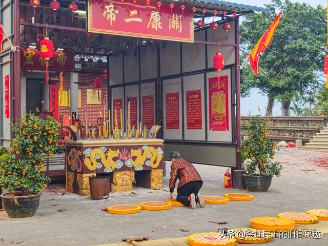 正月初七海口白沙新安关康庙行符 在水泥森林中寻找旧村的过年记忆