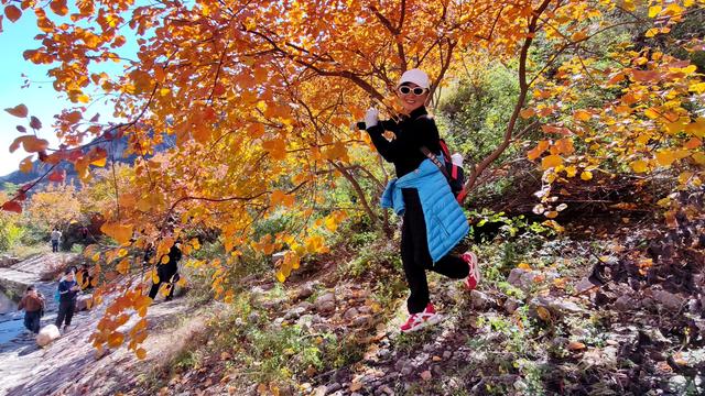 花最少的钱，看最美红叶，邢台佛照山，我们坐火车公交来啦