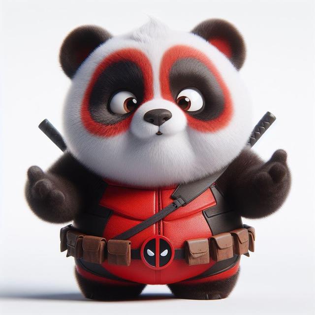 熊猫超级英雄系列头像