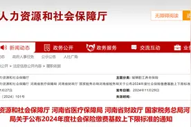 河南2024年社保基数标准全国倒数第一，灵活就业人员受益图片