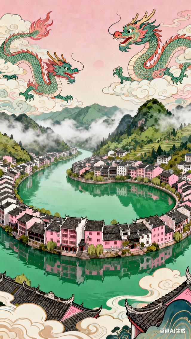 无双道龙赵小荣游记《 一笔祥龙行天下 》（一三一）镇远古城