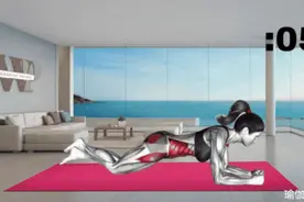 9种不一样的平板支撑练习动作，每天8分钟，平坦小腹、收紧侧腰！图片