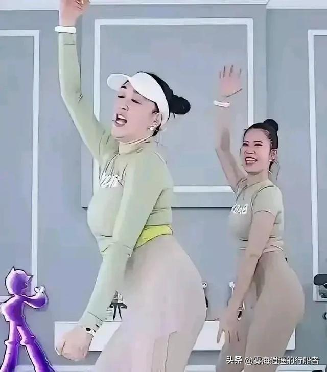 钟丽缇也太尴尬了吧！一身赘肉还天天直播教人跳健身操。