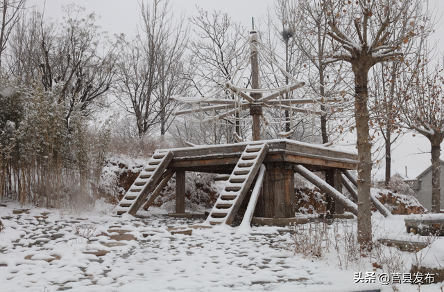 雪落古村 诗意碁山