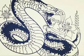 民间故事：女子深山救夫，10丈公蛇将其拉进山洞，蛇说：做我妻子图片