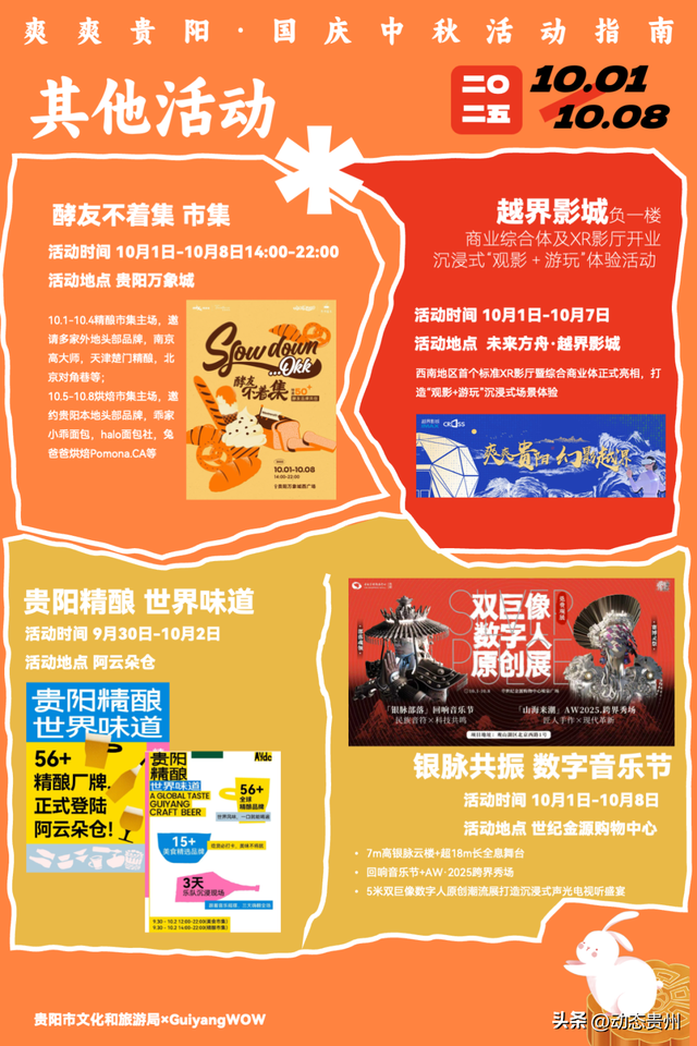 每天不重样！国庆中秋假期，贵阳贵安超全游玩指南来了