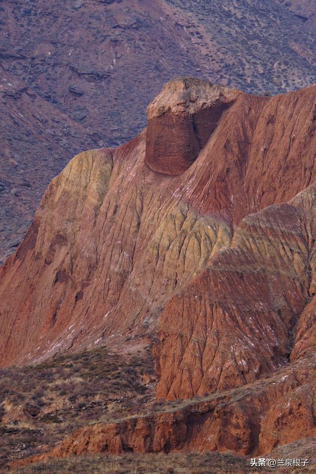 探秘隐藏在兰州红古大山深处凤凰大峡谷原生态丹霞秘境