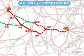 陕西省近年开工及重点推进的高铁项目汇总，18个县将首通高铁图片