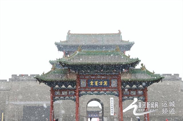 雪落河东！运城首场降雪绘就北国冬景图