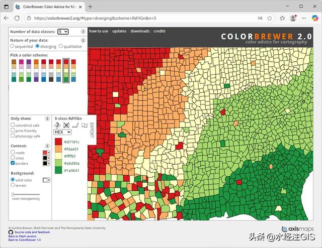 这个网站可以助你制作漂亮的地图
