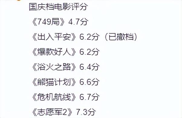 国庆档避雷指南，有的千万别看！