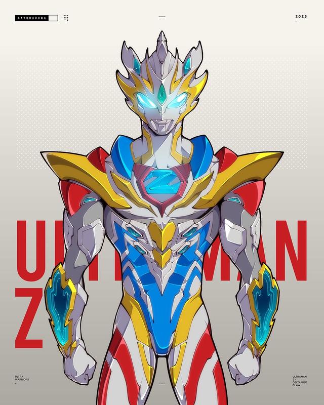 奥特曼插画作品一组 画师bayu baruna