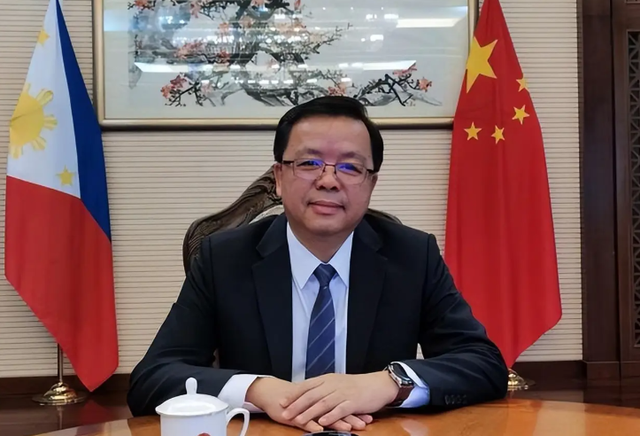 果然不出中方所料，中国驻菲大使离任时，小马科斯当众送他一句话