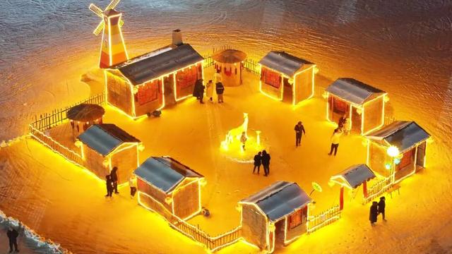 包头这里有跨年烟花秀！