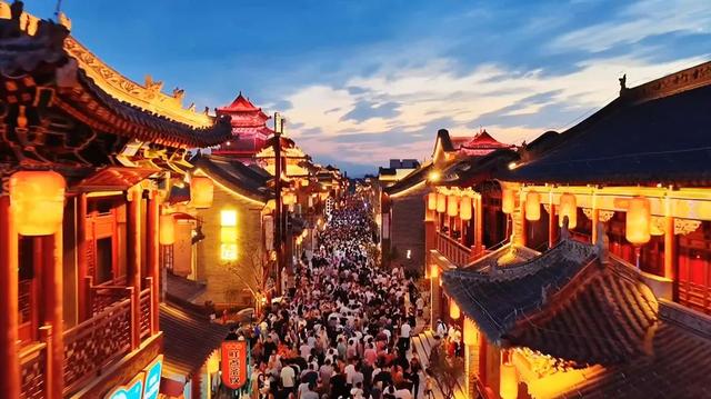 夜太阳灯光助力河南新密溱洧水城，唤醒千年梦境！