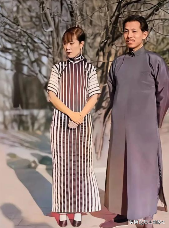 91岁于凤至美国豪宅留影，满头白发面容消瘦，苦等张学良50多年