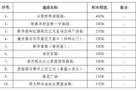 通行多注意！应急车道封闭施工，路段积水提示！图片