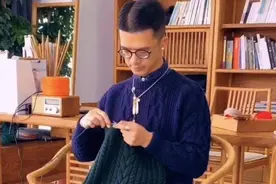 广东小伙辞职回村织毛衣，年入500万，两次登央视，却被骂"变态"图片