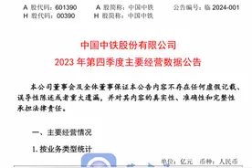 中国中铁全年新签31006亿，各工程局排名来袭图片