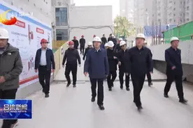 吕梁：张广勇在主城区调研城建项目图片
