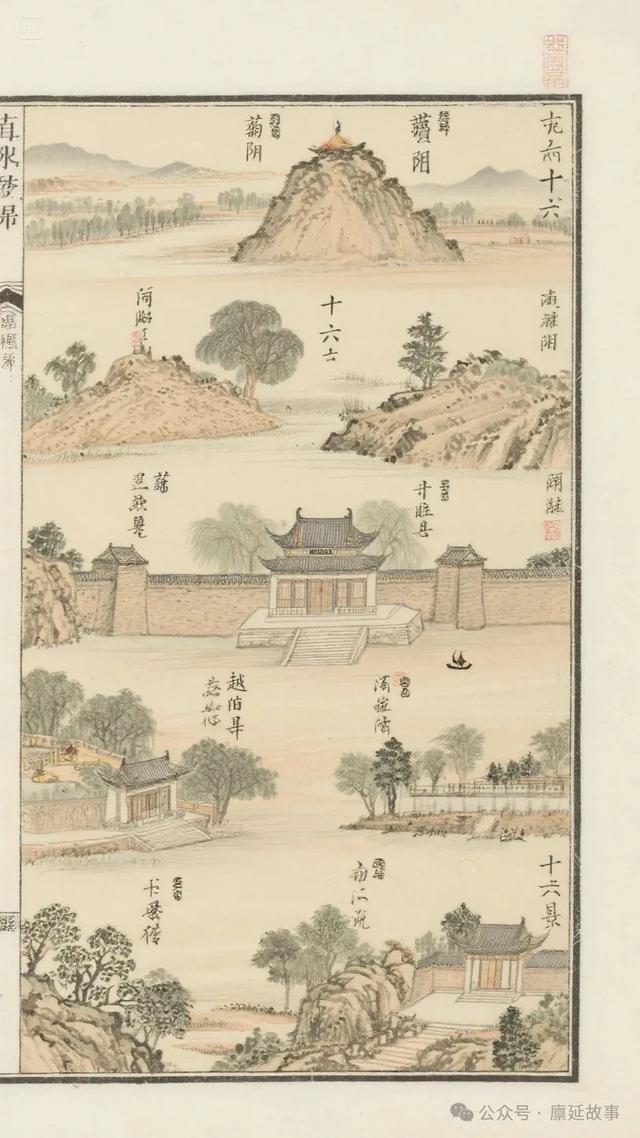 明代延津十六景之AI复原图