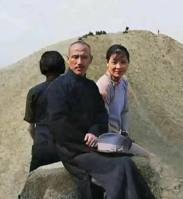 蒋介石和宋美龄的真实容颜，是这样子的	，珍贵的合影
