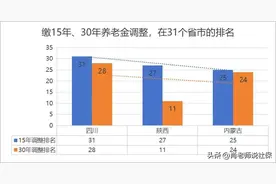2025年，关于陕西养老金调整的讨论，长缴和短缴，差距为何如此大图片