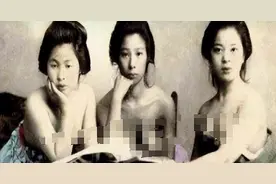 “不堪入目”老照片：洗澡的日本艺伎，奇怪的日本风俗图片