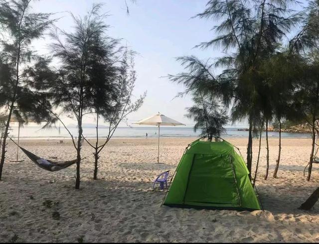 广东惠州海湾露营地你去过几个呢？很适合带小朋友来小众海滩！！