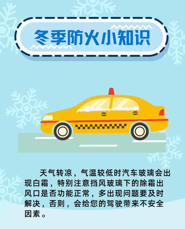 安全提示||冬季防火知识