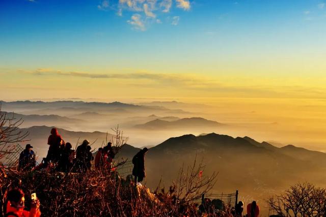 冬阳煦照 泰山磅礴