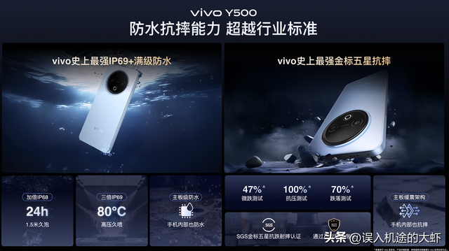 户外工作者福音，vivo Y500强悍三防，恶劣天气照样稳